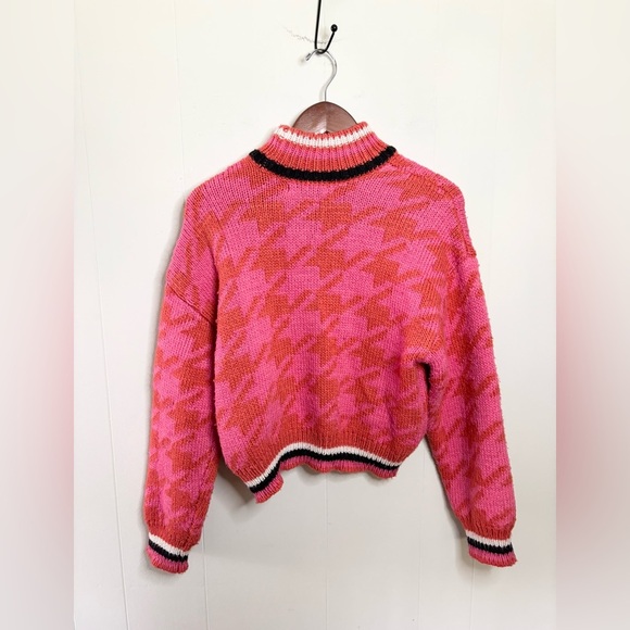 Vero Moda Alecia High Neck Sweater size L pink knit - Picture 6 of 6